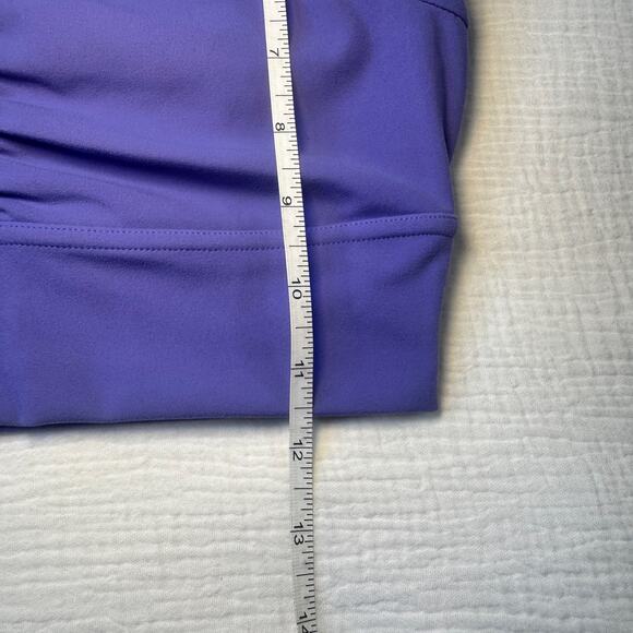 Buffbunny Bloom Longline Sports Bra Purple Women’s Medium Strappy Athleisure - Picture 10 of 11